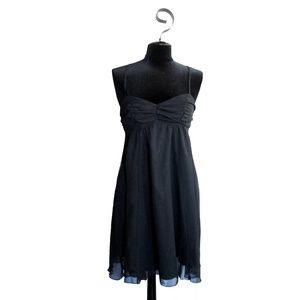 Guess Black Spaghetti Strap Slip Dress Size M